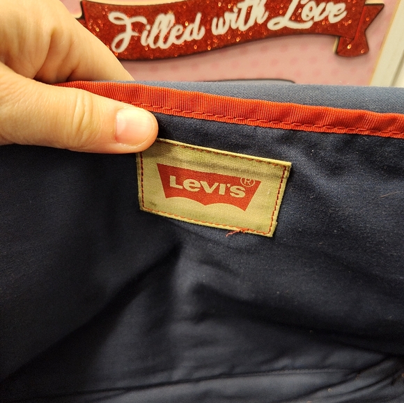 🥰 EUC Levi’s Brand Unisex Use Canvas/Genuine Leather Trim Oversized Backpack, L - Picture 11 of 14